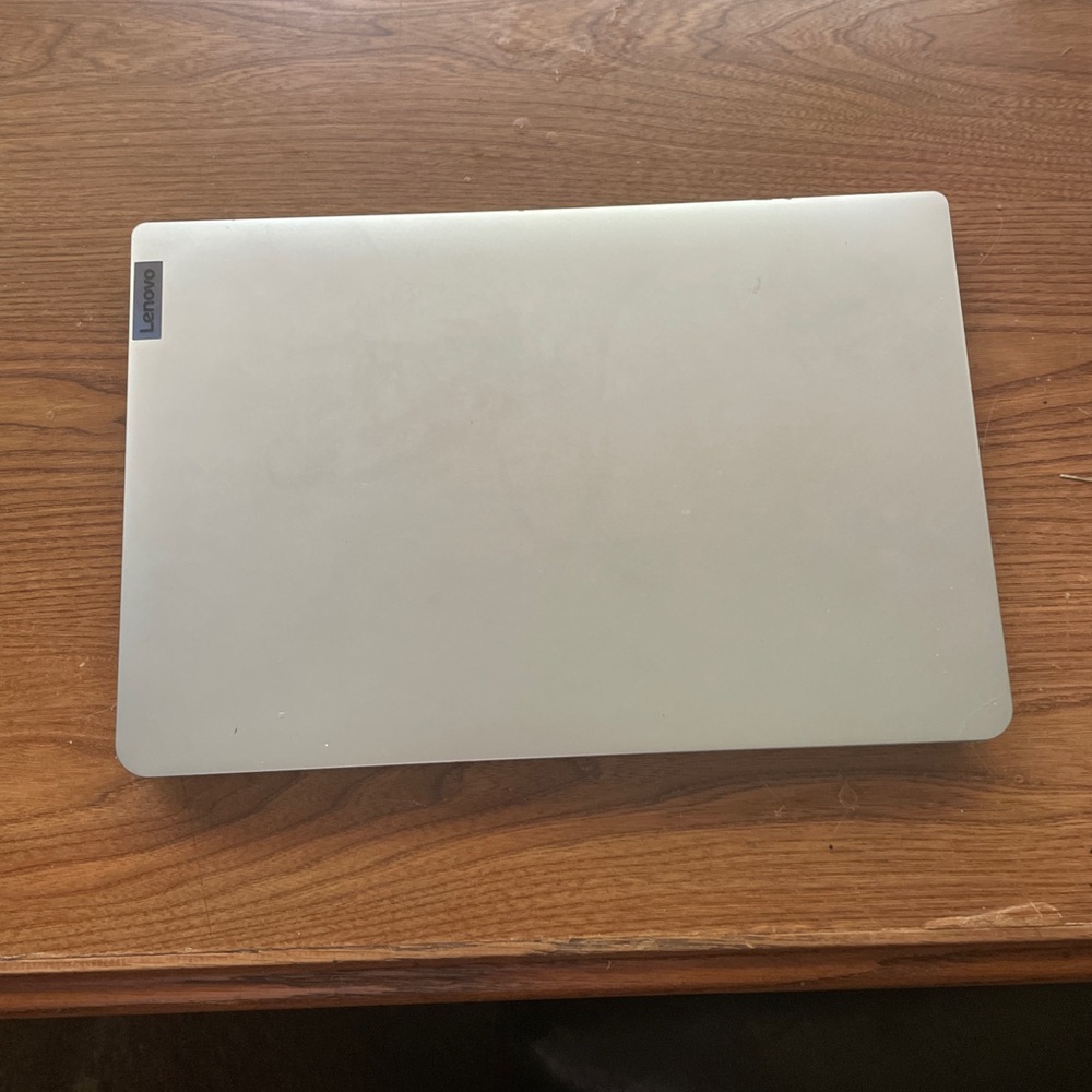 Lenovo Silver Laptop Sleek Design Modern Profile